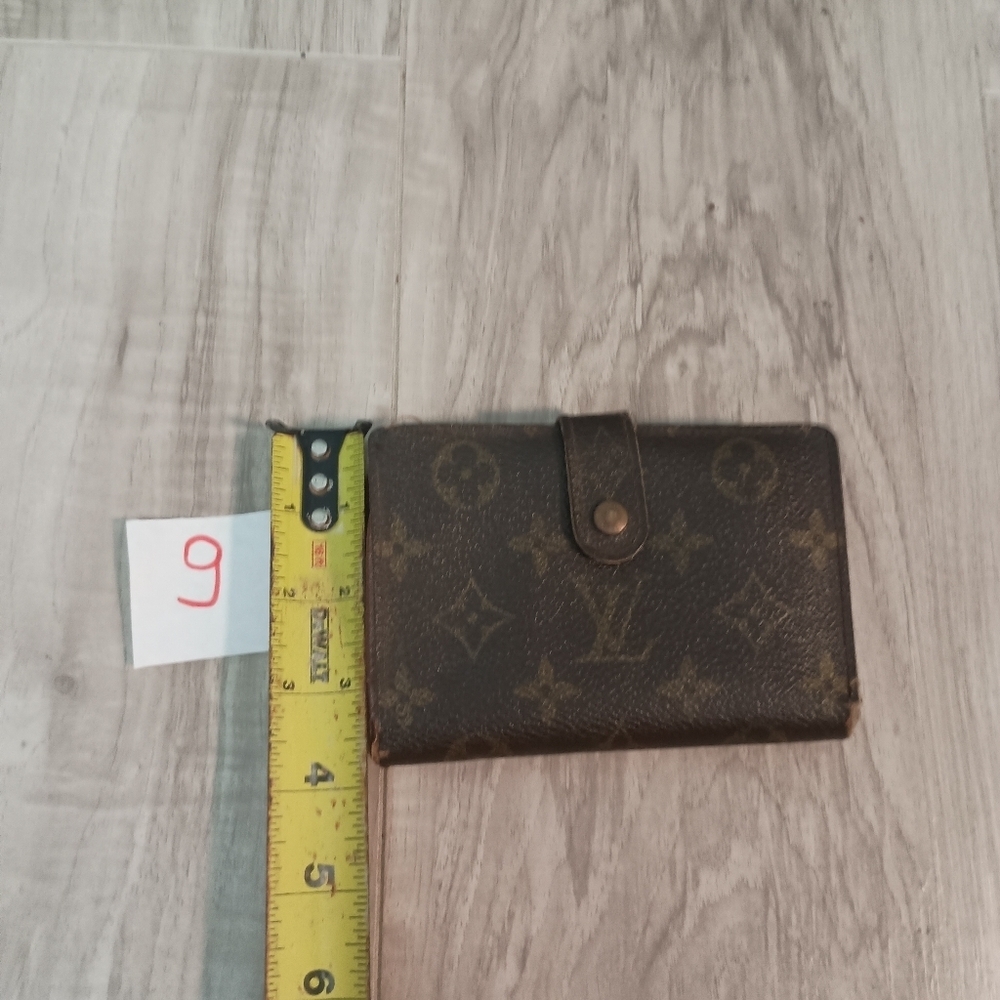 Authentic LOUIS VUITTON Vienois Wallet Kiss Lock Brown - Picture 16 of 16